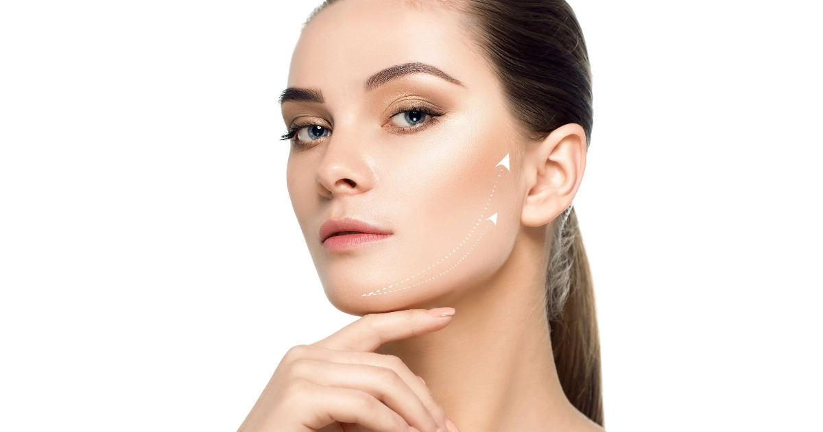 Woman showing a defined jawline and profile after Kybella Treatment in Kingston, TN