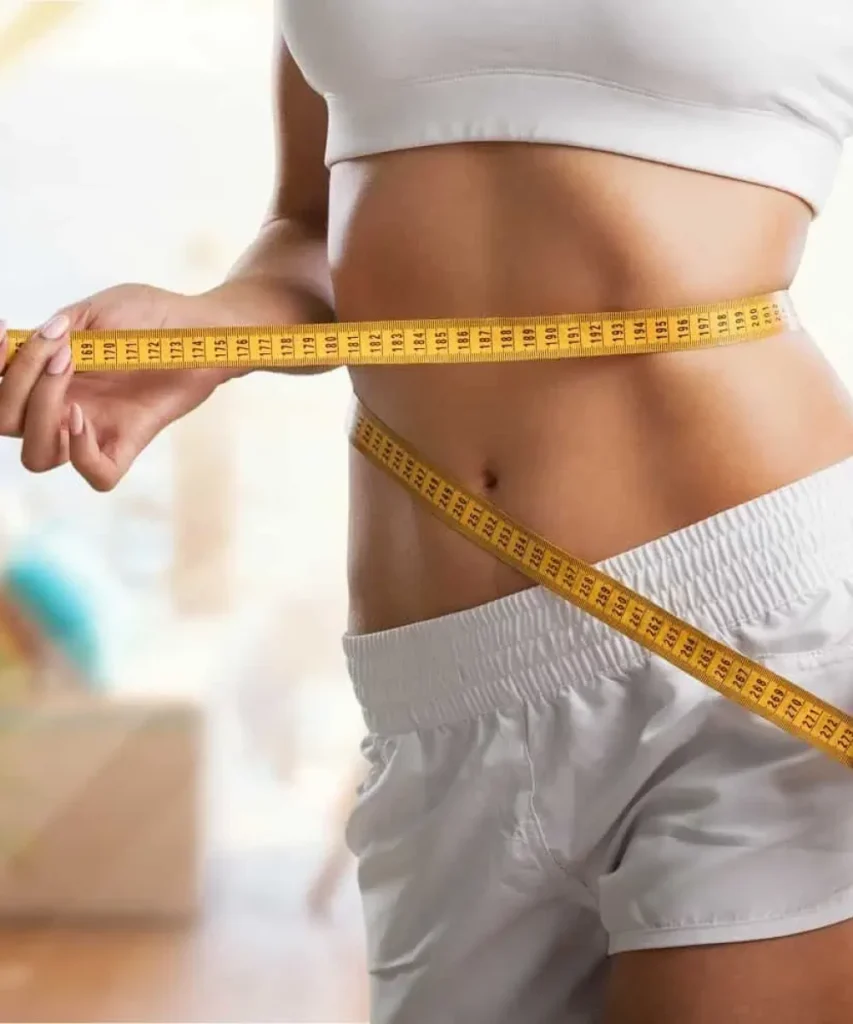 Woman is receiving weight loss treatment at Kim Bell MedSpa in Kingston, TN